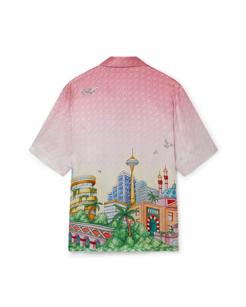 Morning City View Silk Shirt