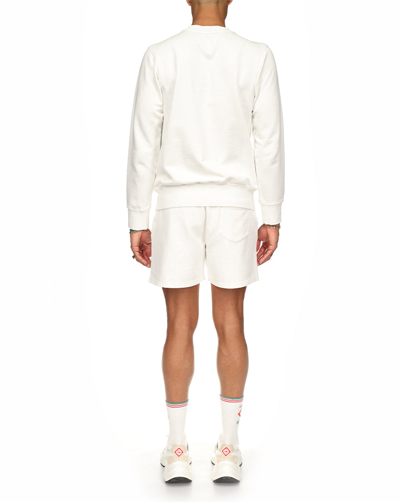 White Tennis Club Icon Sweatshort