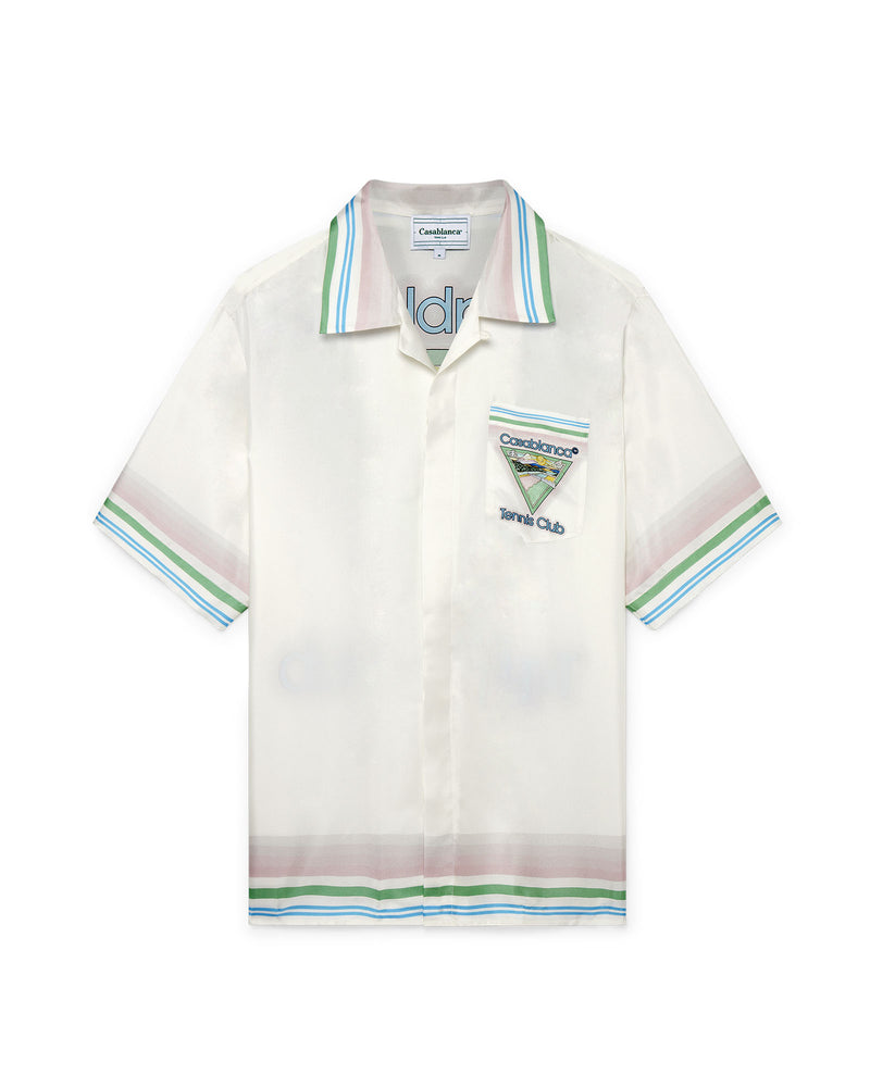 Casablanca Tennis Club Icon Silk Shirt – Casablanca Paris