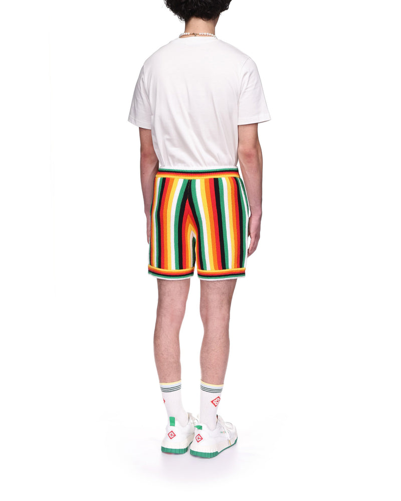 Striped Towelling Shorts