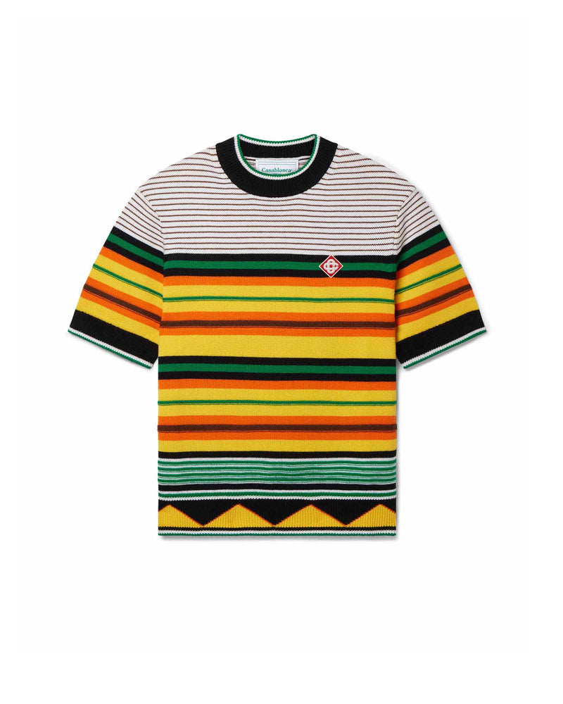 Knit Striped T-Shirt