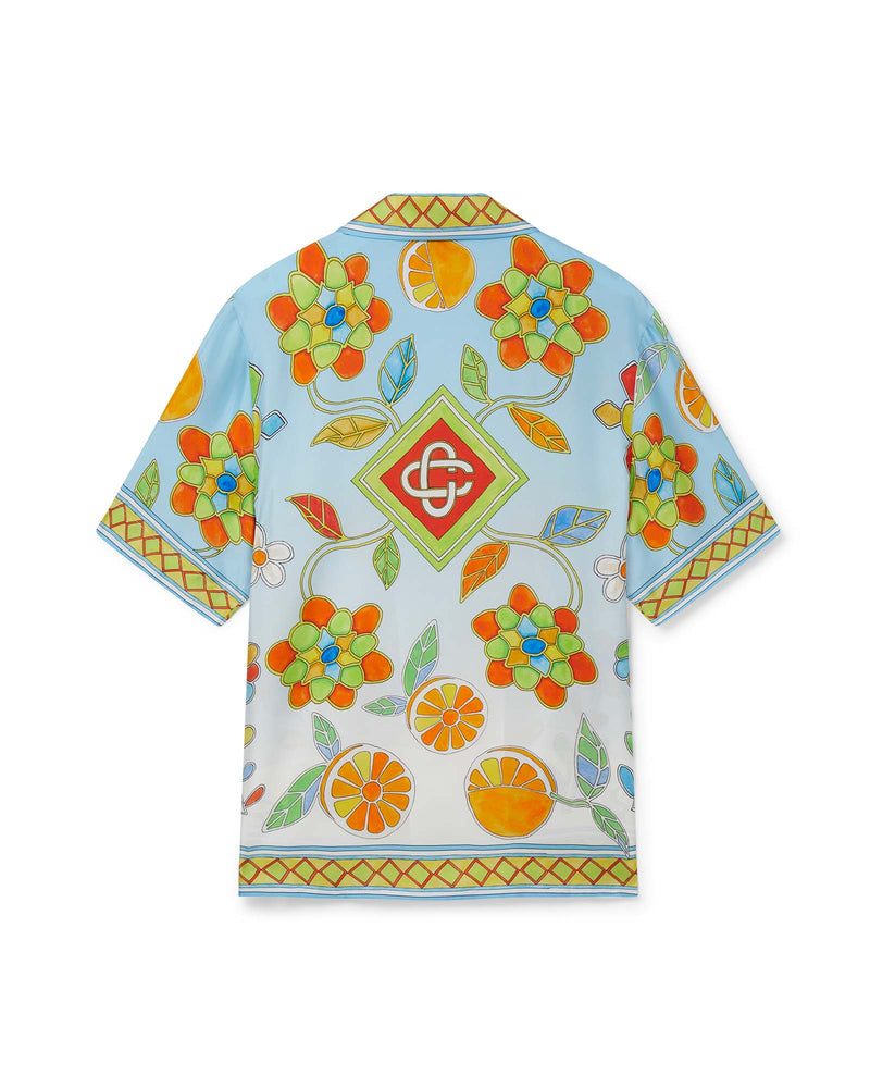 Yoruba Flowers Silk Shirt