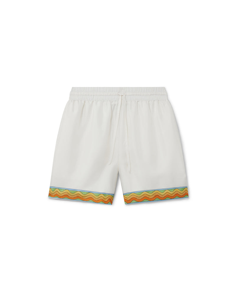 Afro Cubism Tennis Club Silk Shorts
