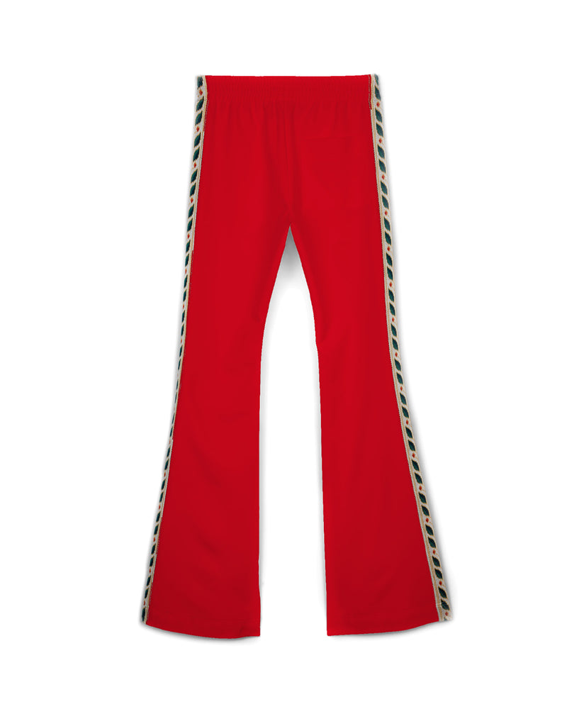 Red Laurel Taped Tracksuit Bottoms