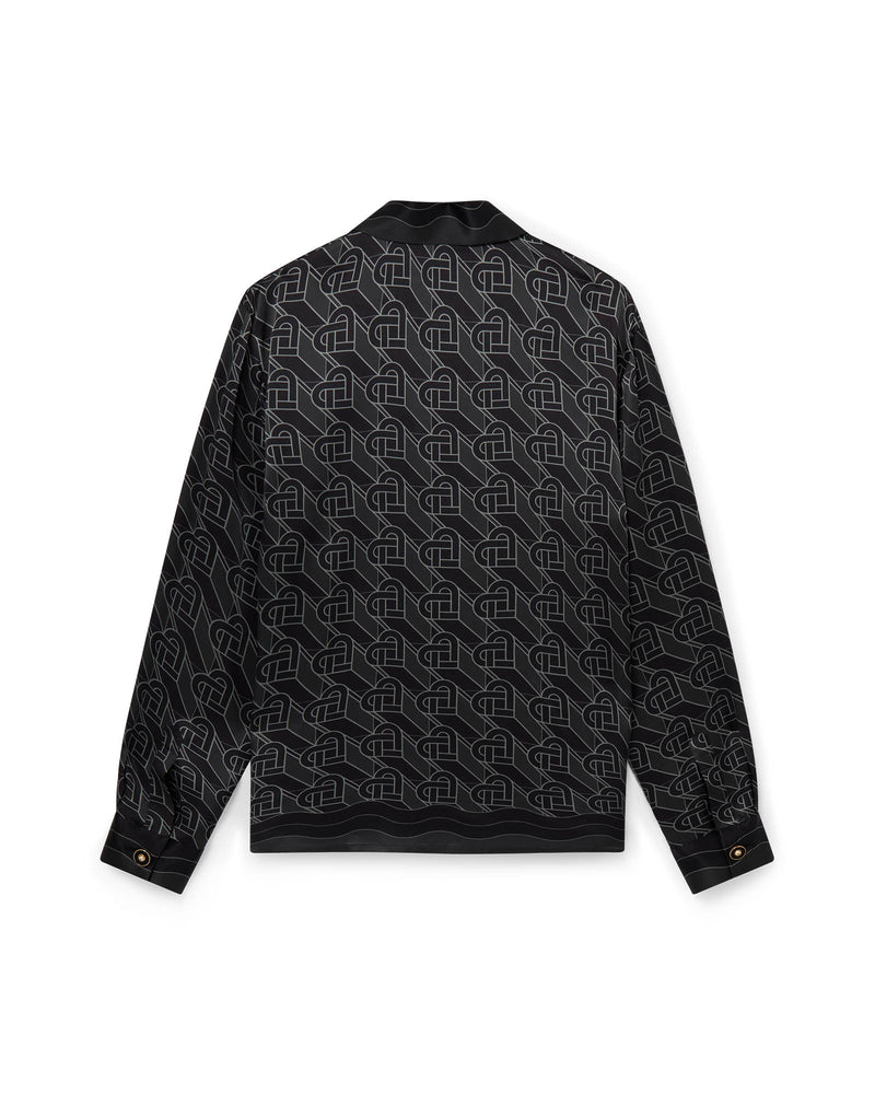 Silk polo shirt Louis Vuitton Grey size M International in Silk