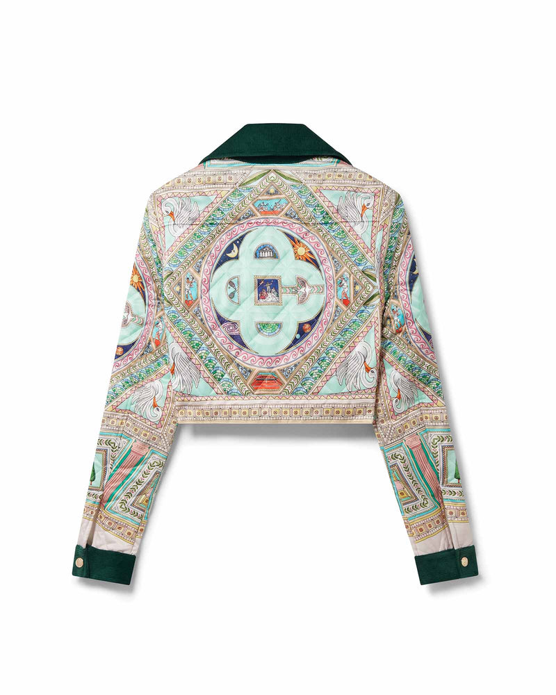 Le Labyrinthe Quilted Cropped Jacket