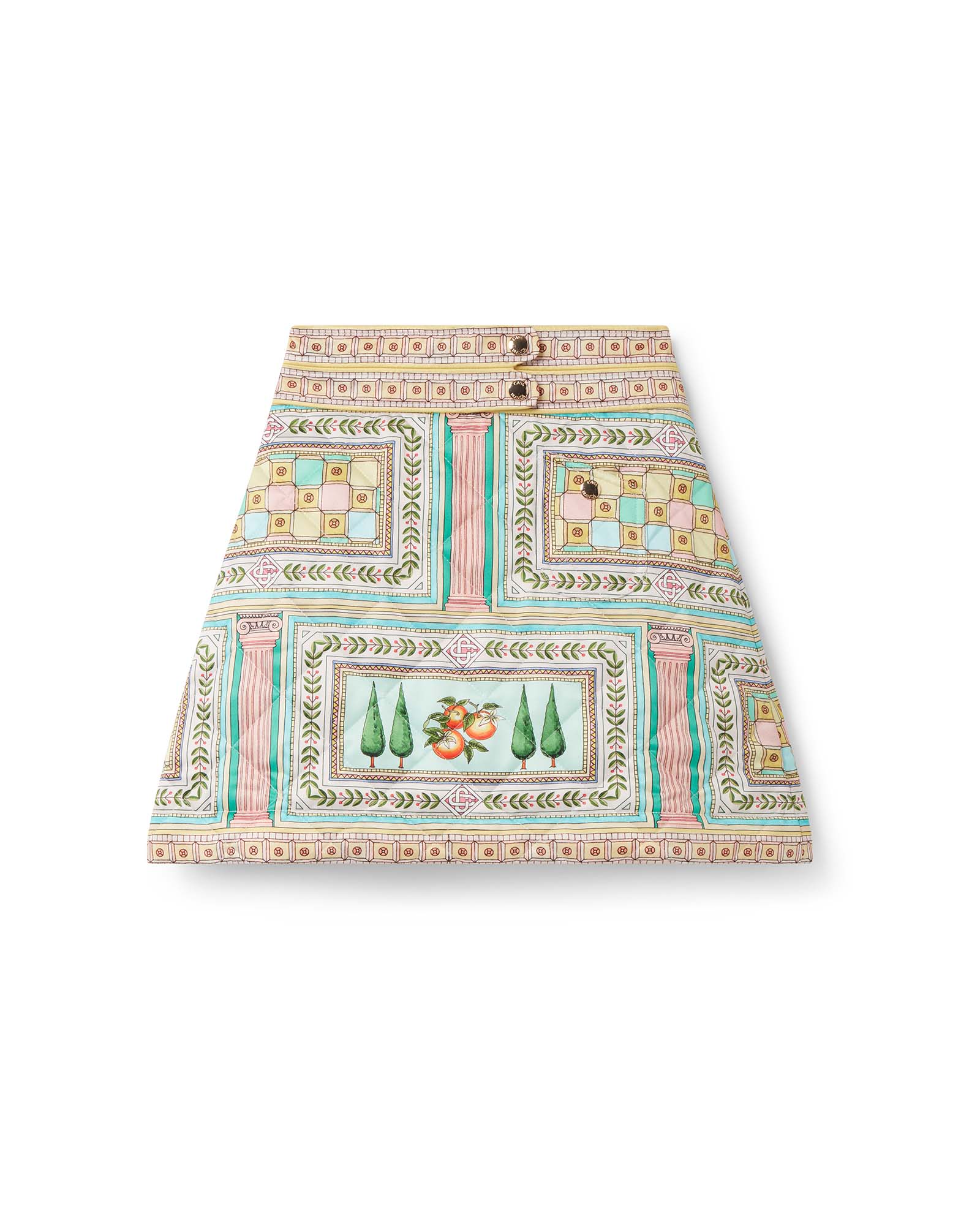 Le Labyrinthe Quilted Mini Skirt | Casablanca Paris – Casablanca Paris