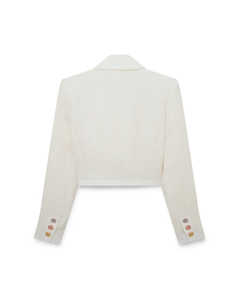 Tweed Fitted Jacket | Casablanca Paris – CB Paris Group Ltd
