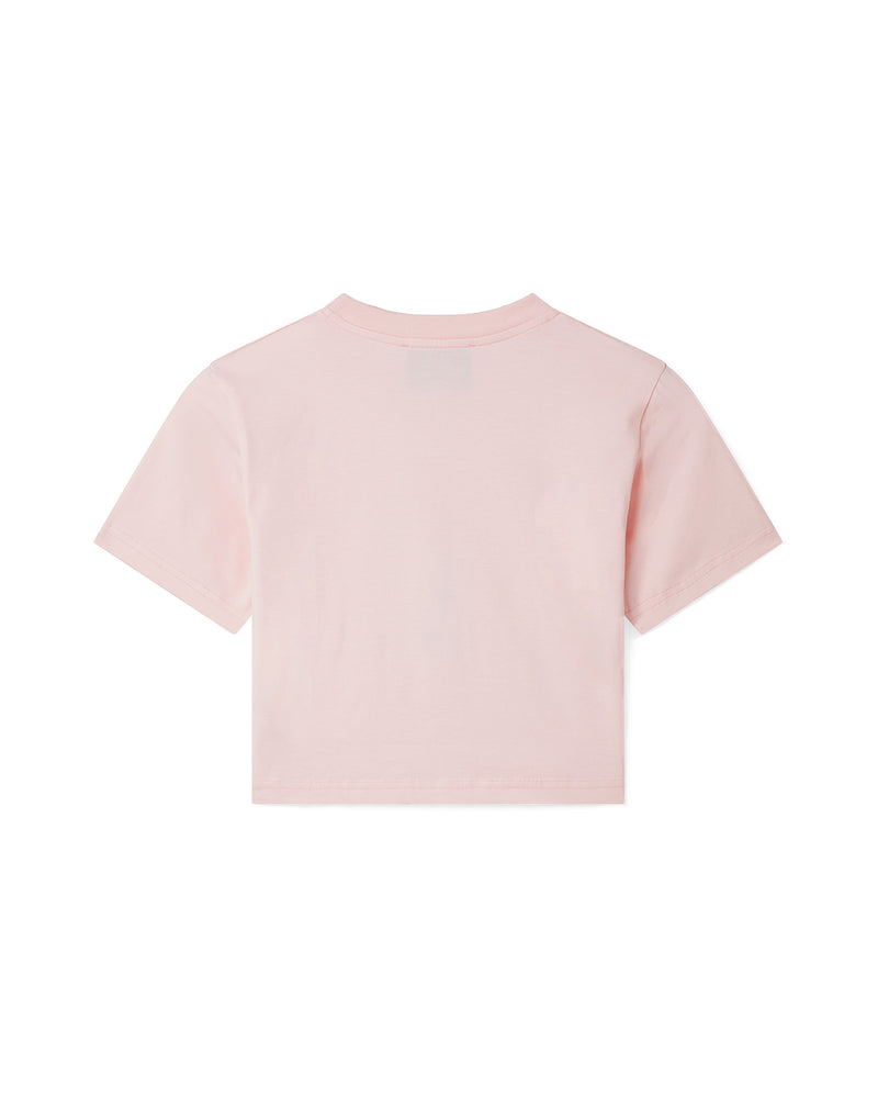 Crop T-shirt - Light pink - Ladies