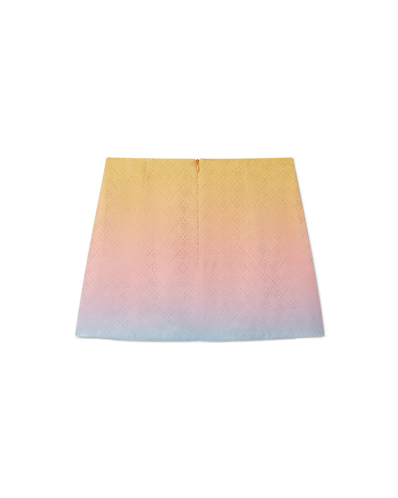 Ping Pong Gradient Silk Skirt