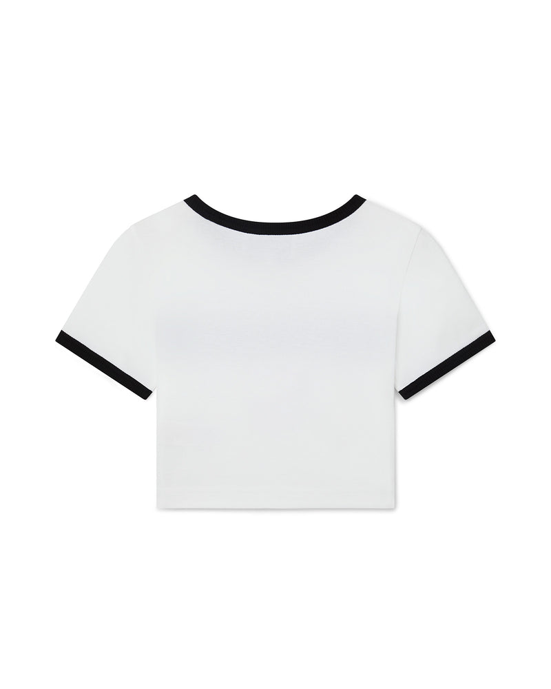 Gradient Stripe Ringer T-Shirt