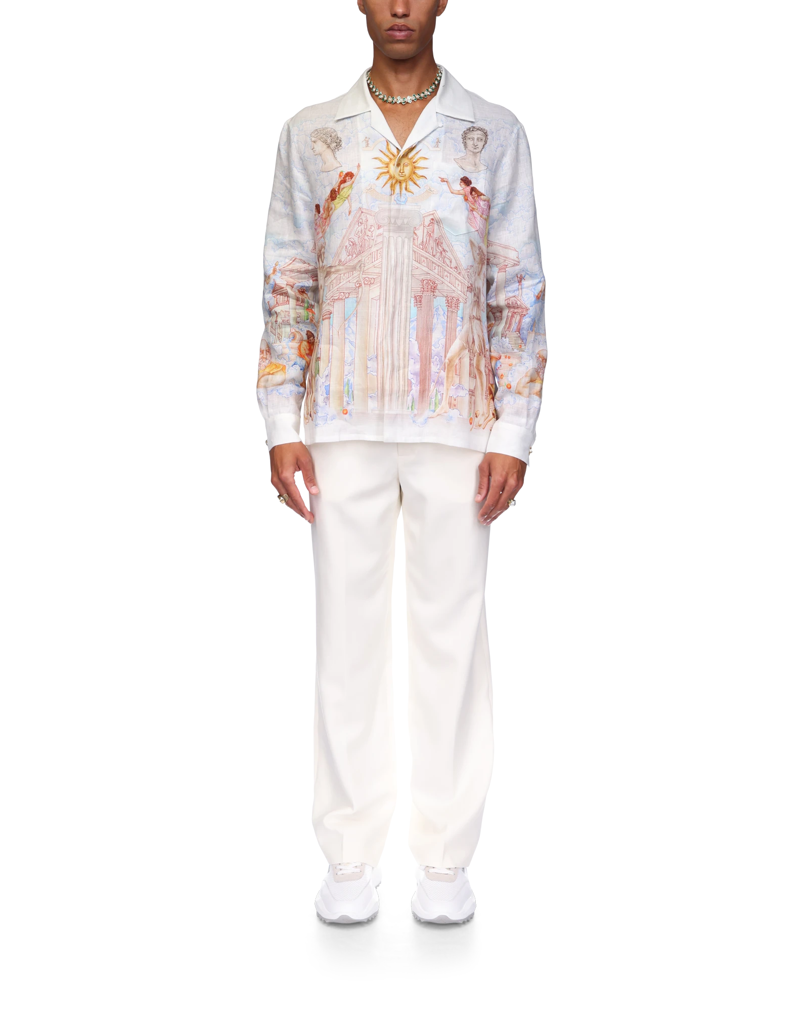 Le Temple Du Savoir Linen Shirt