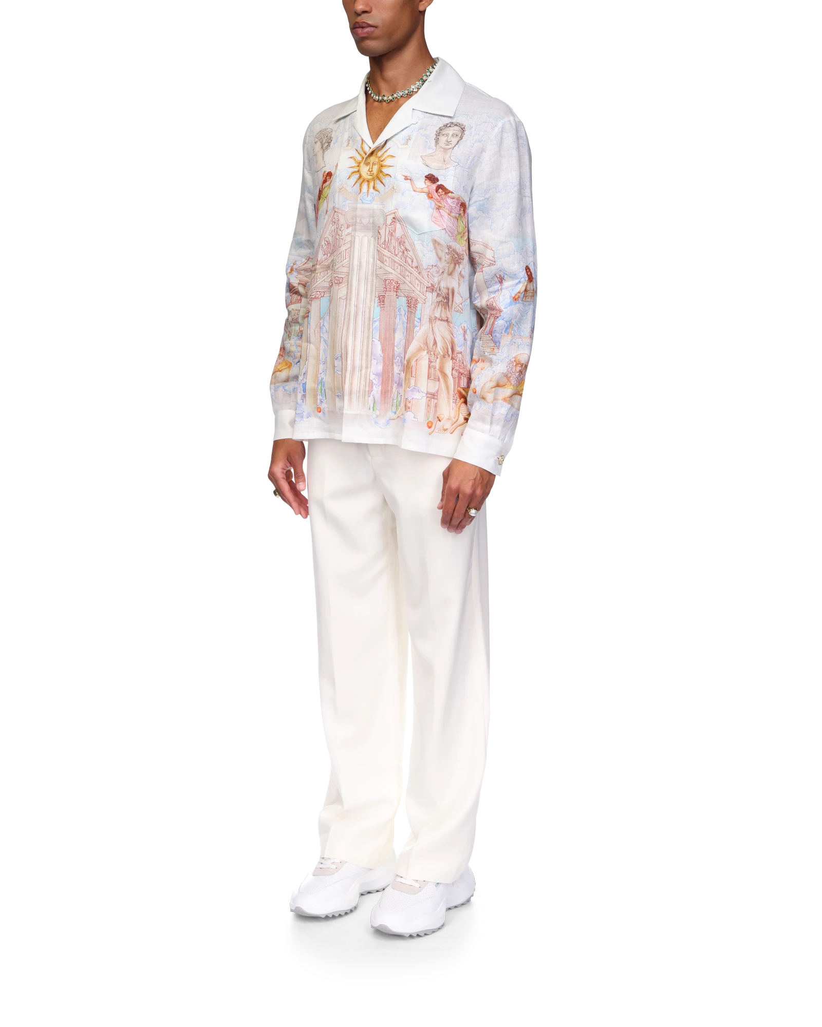 Le Temple Du Savoir Linen Shirt