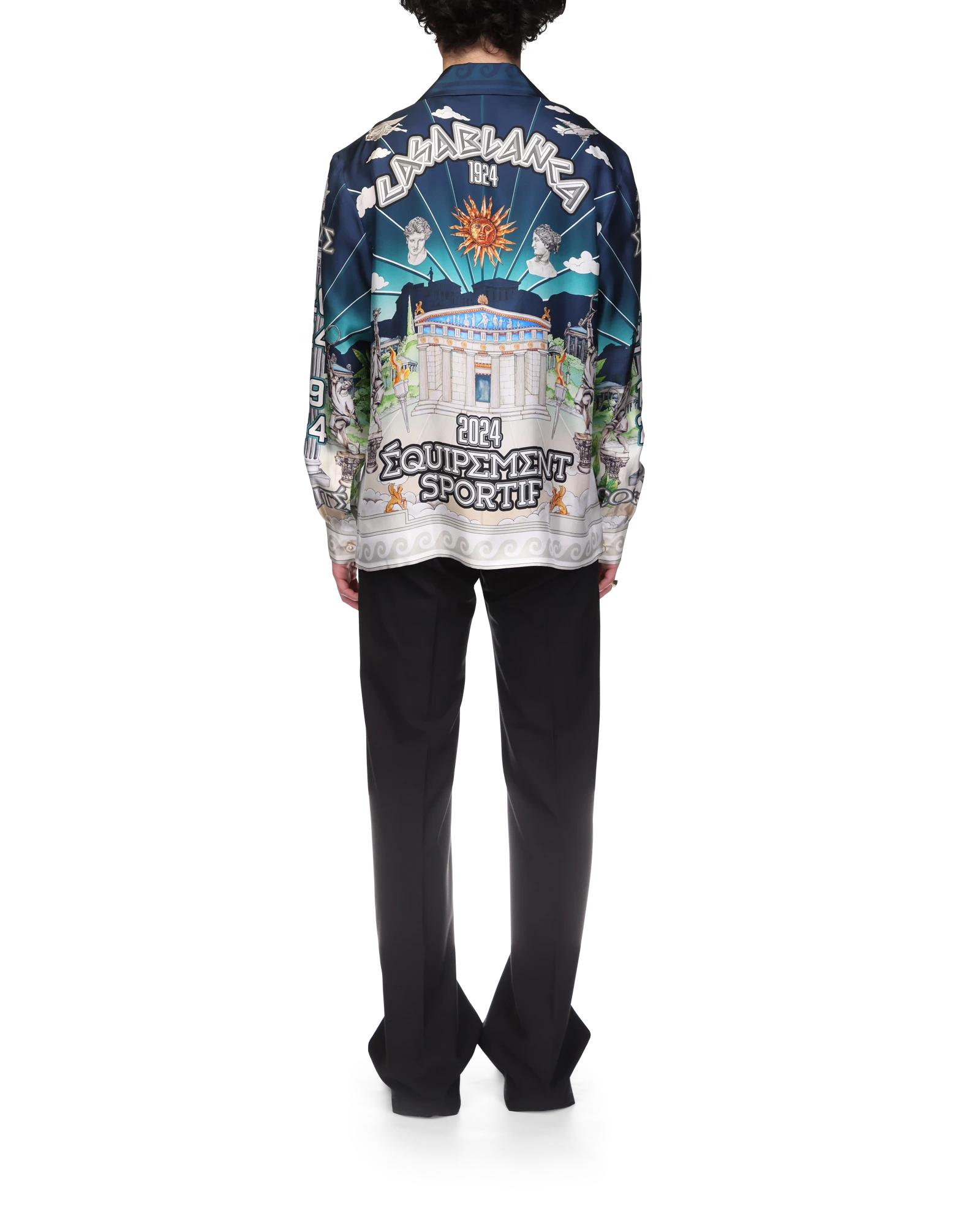 Le Temple Du Sport Long Sleeve Silk Shirt