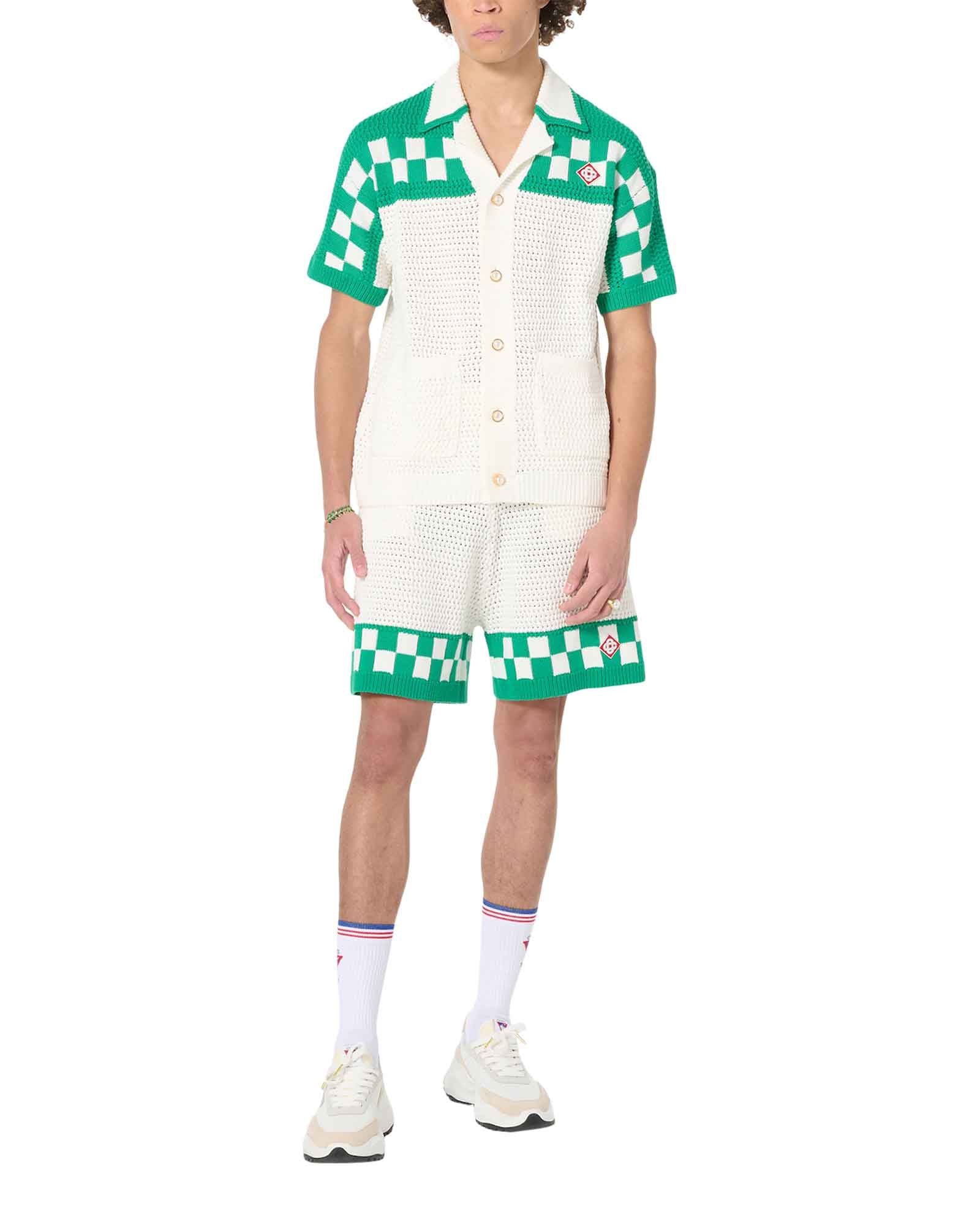 Knitted Crochet Shirt Casablanca Paris Casablanca Paris knitted-crochet-shirt-casablanca-paris-casablanca-paris