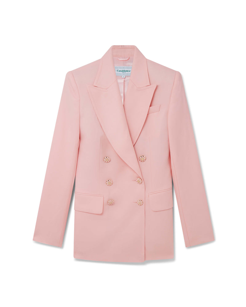 Double-breasted Jacket - Pink - Ladies