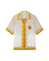 Rainbow Monogram Silk Shirt