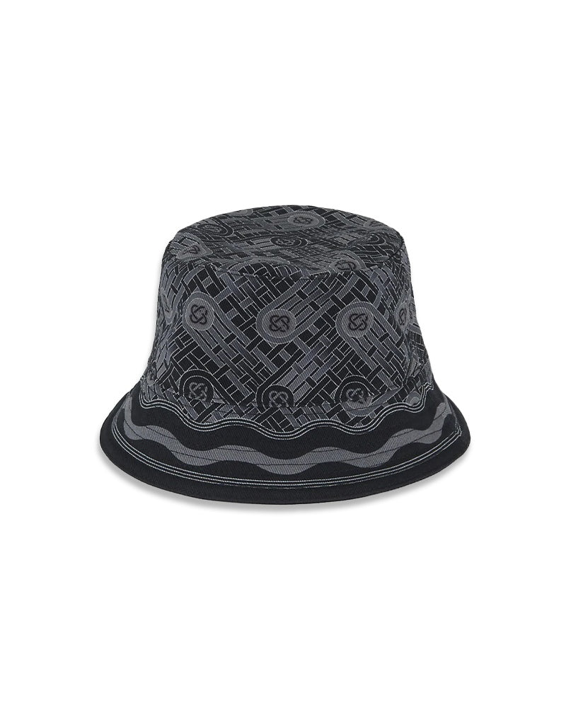 Monogram denim bell bucket hat - Marine Serre - Women | Luisaviaroma