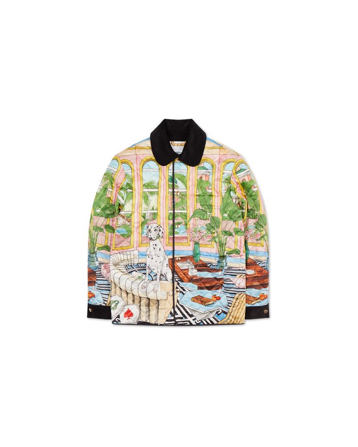 Dream House Printed Quilted Hunting Jacket