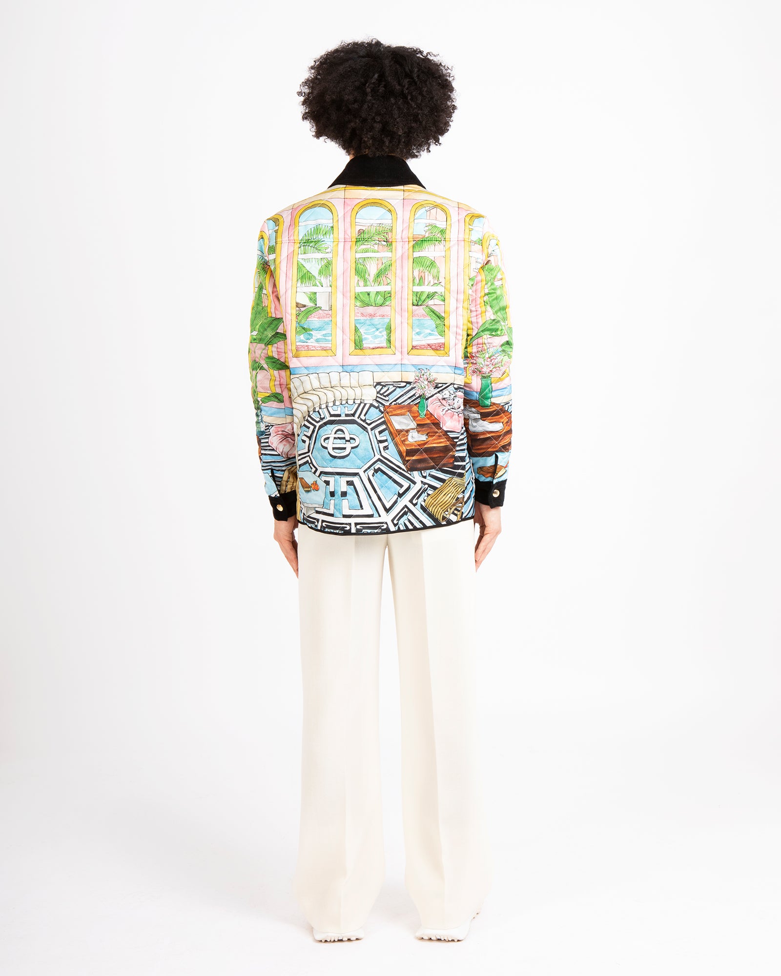 Dream House Printed Quilted Hunting Jacket