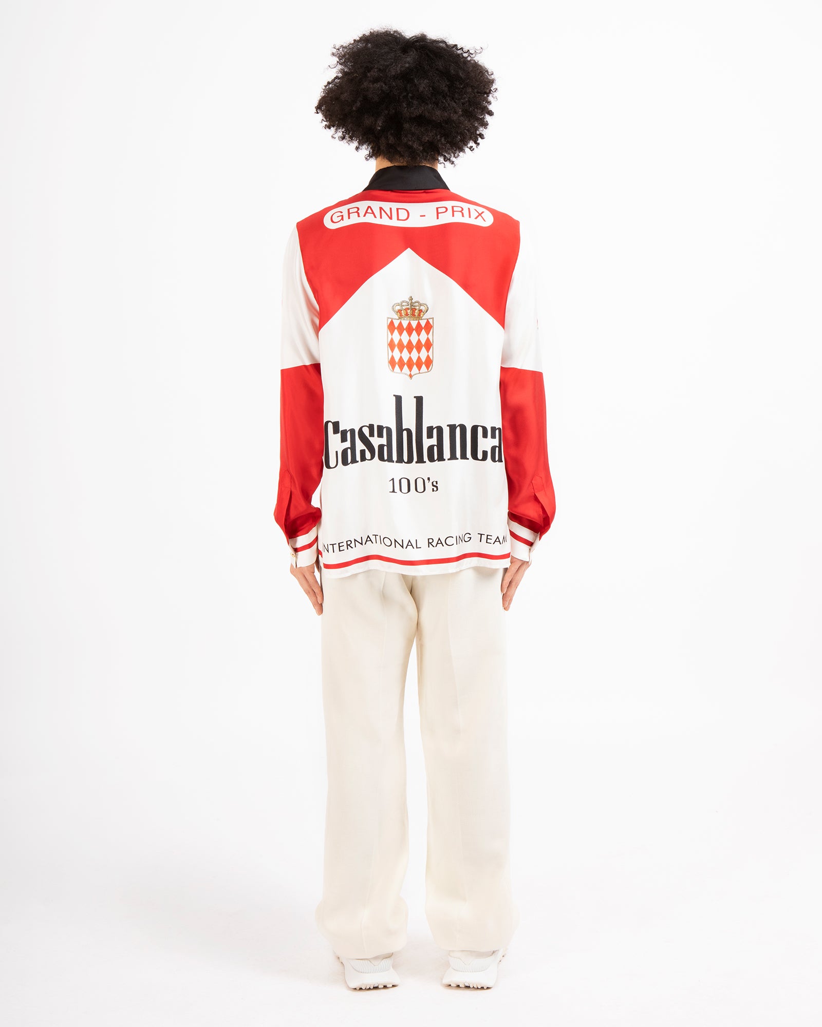 Casablanca 100's Long Sleeve Silk Shirt