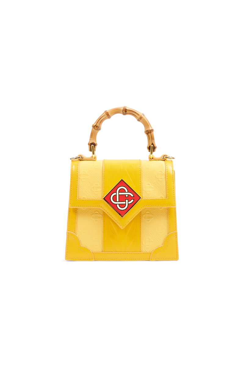 Yellow top mini handbag