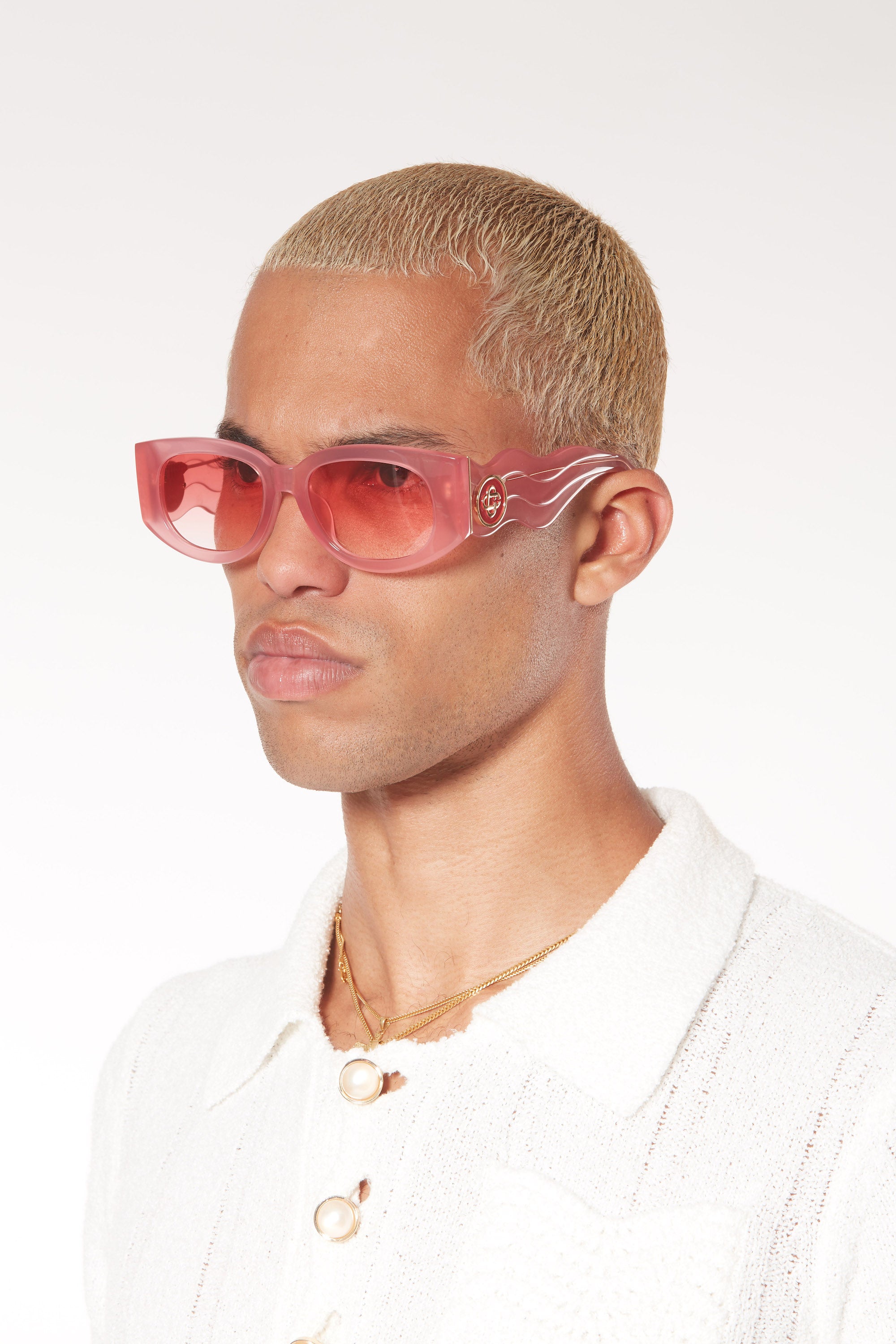 Pink & Gold The Memphis Sunglasses