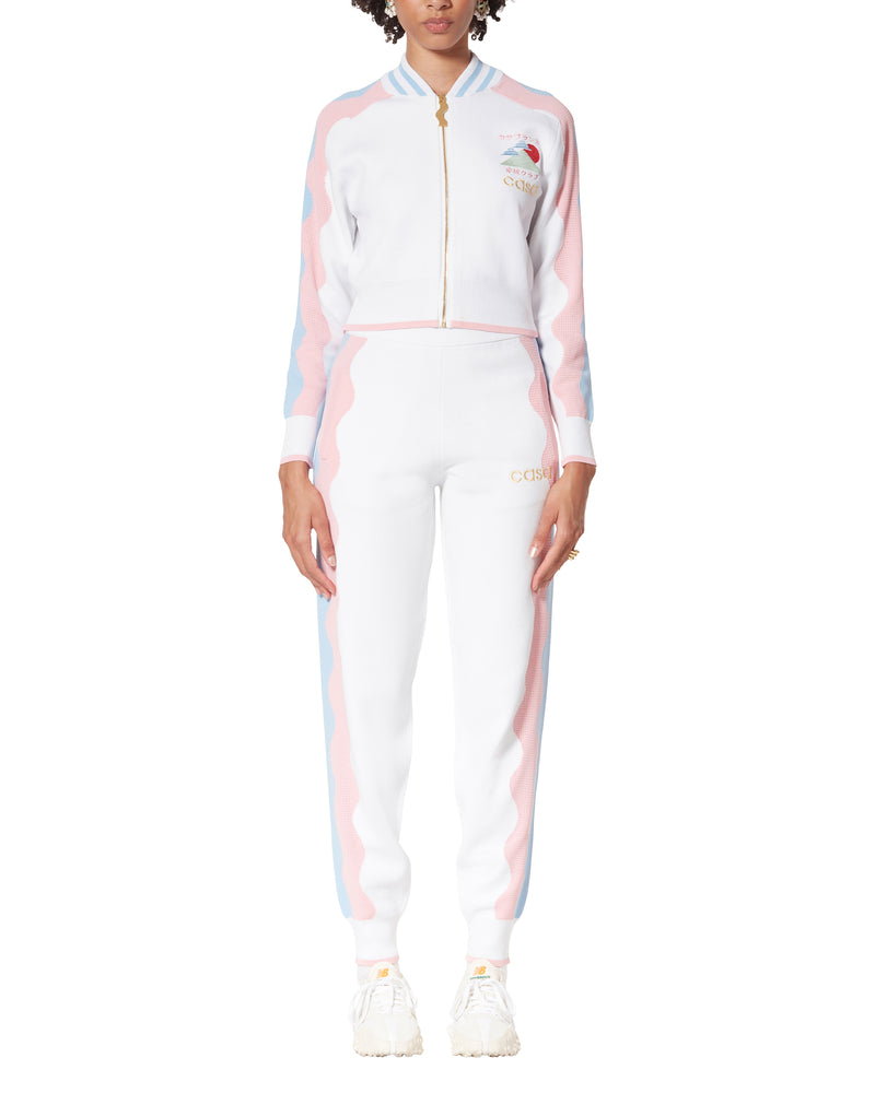 Pink Wave Tracksuit Top