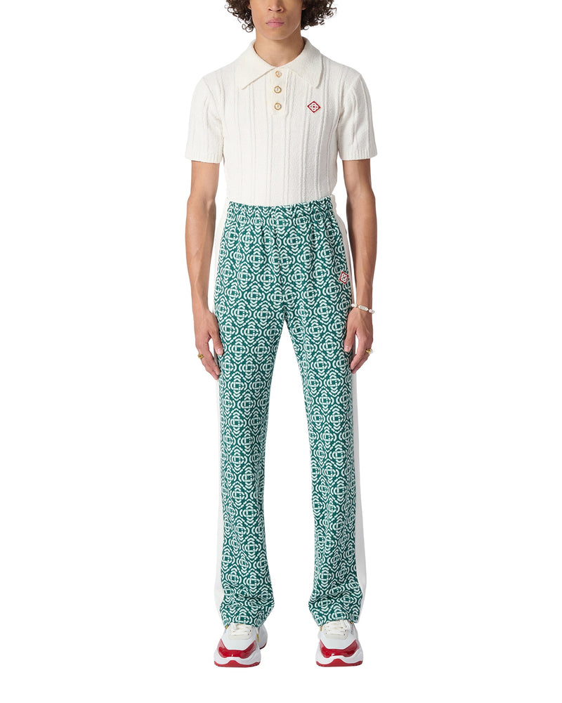 Geometric Monogram Flower Pajama Shirt - Ready to Wear