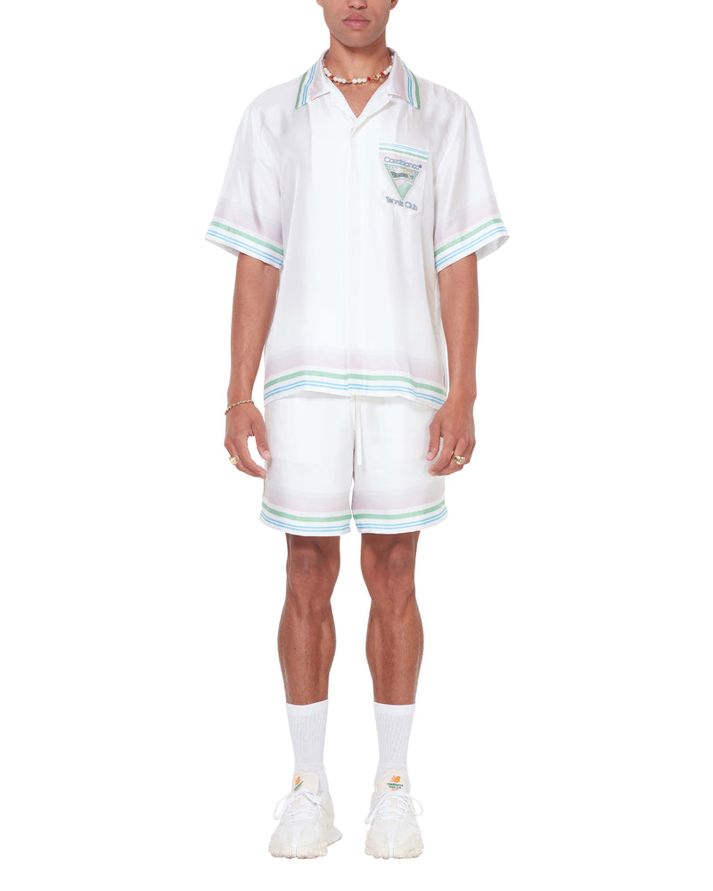 Casablanca Tennis Club Icon Silk Shirt