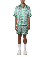 Ping Pong Monogram Silk Shirt