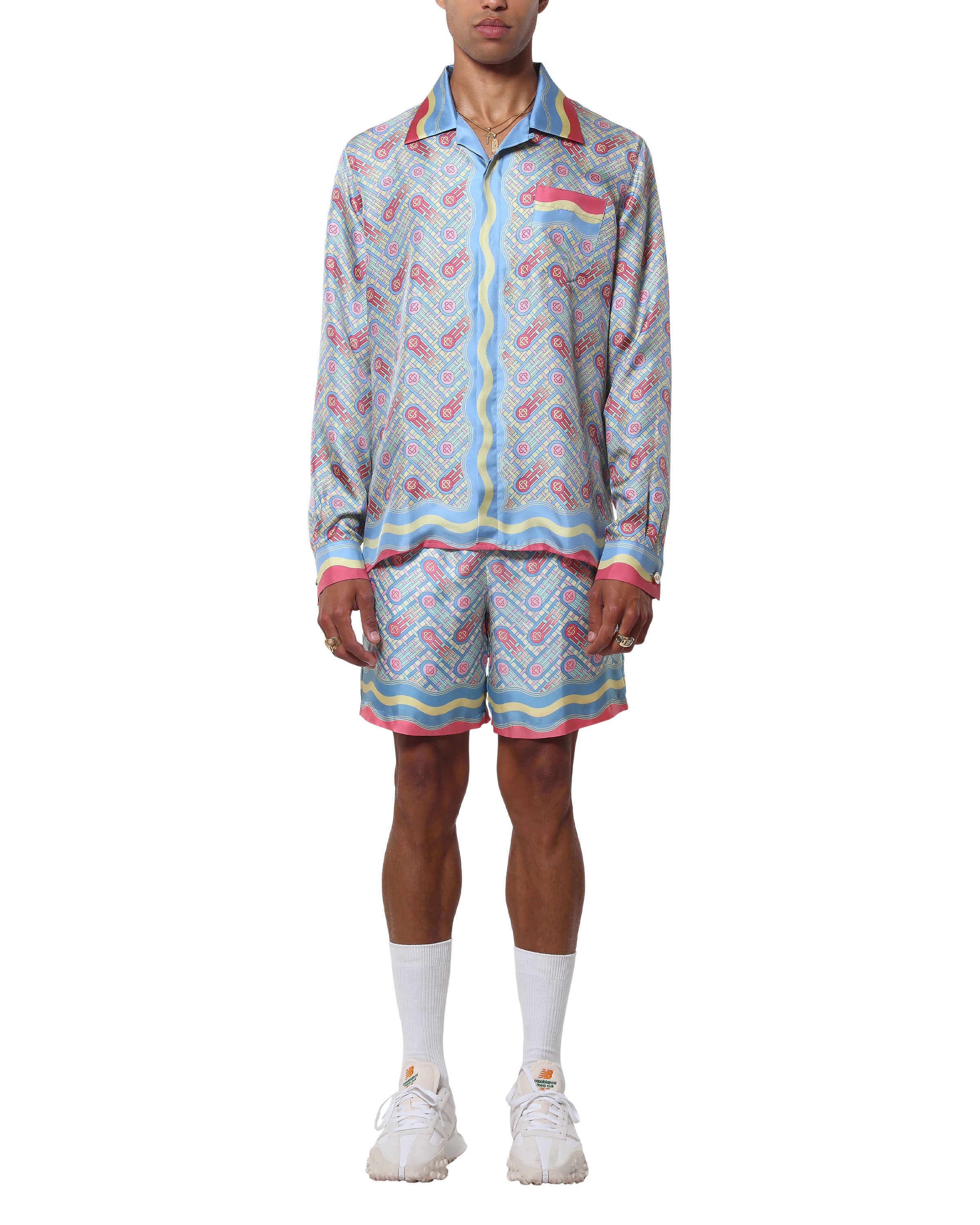 Candy Ping Pong Silk Shirt