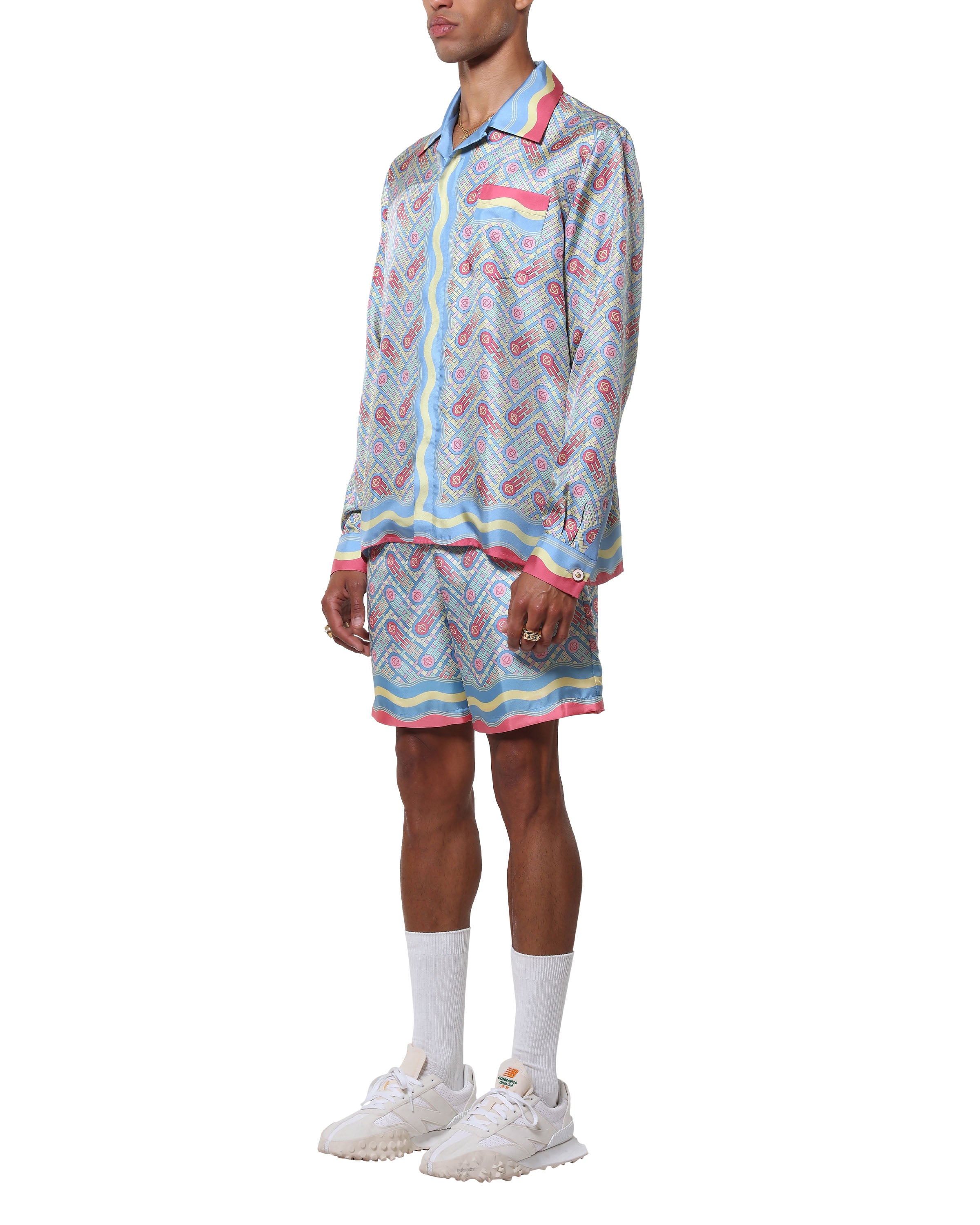 Candy Ping Pong Silk Shirt