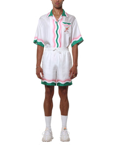 Le Jeu De Ping Pong Silk Shorts