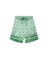 Ping Pong Monogram Silk Shorts