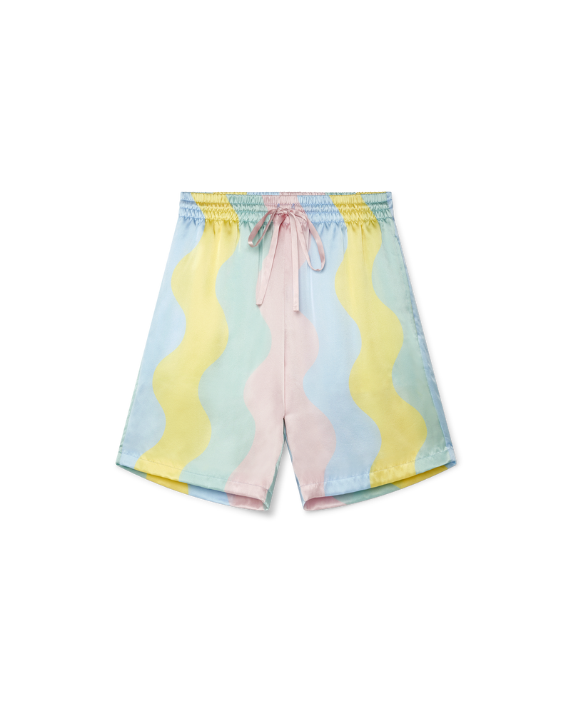 Casa Shell Wave Silk Shorts
