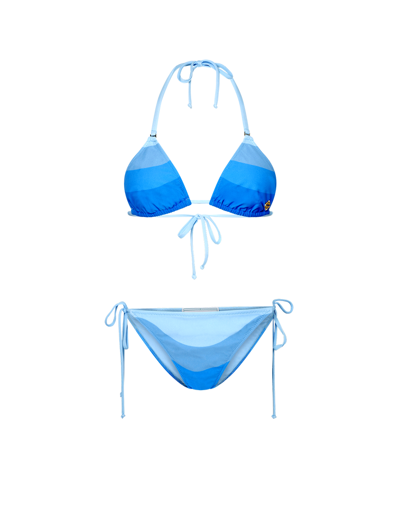 Blue Gradient Bikini Set