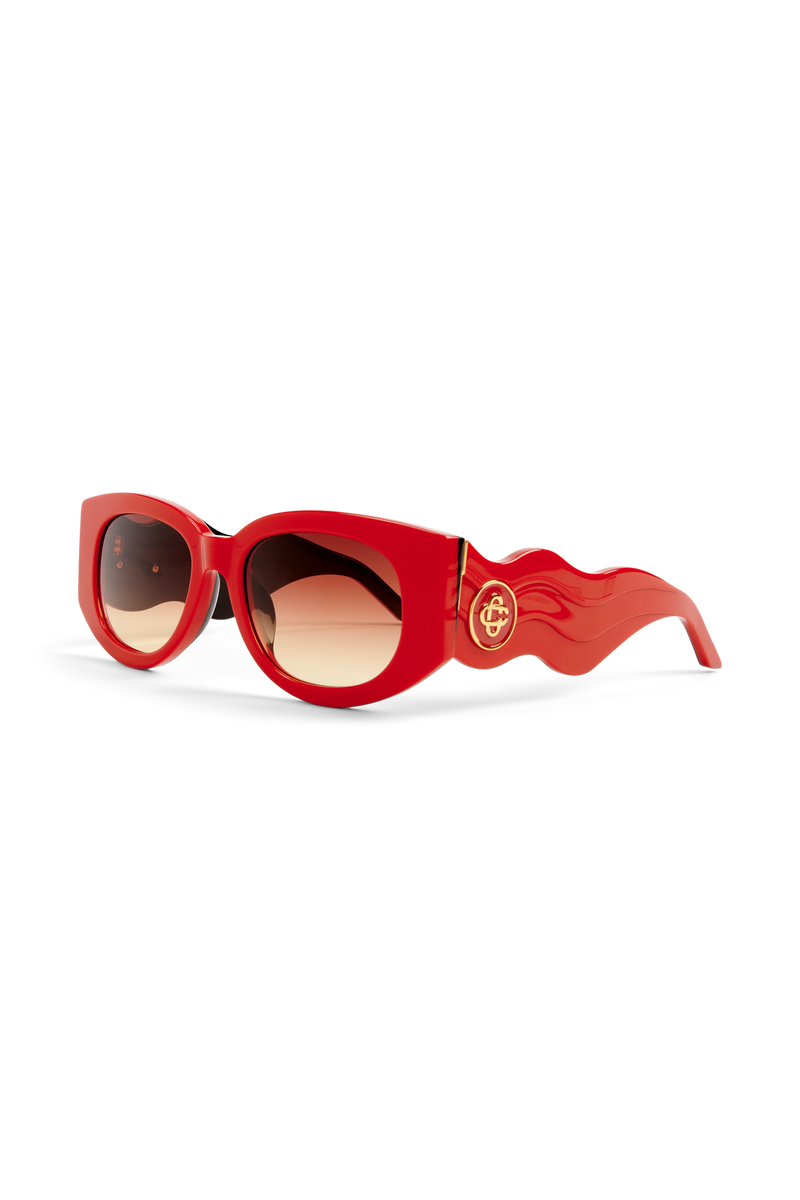 Red The Memphis Sunglasses