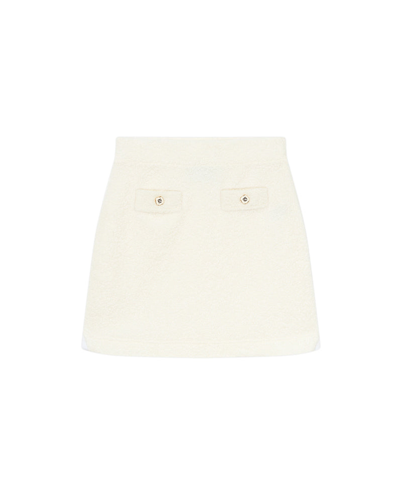 Off-White Terry Mini Skirt