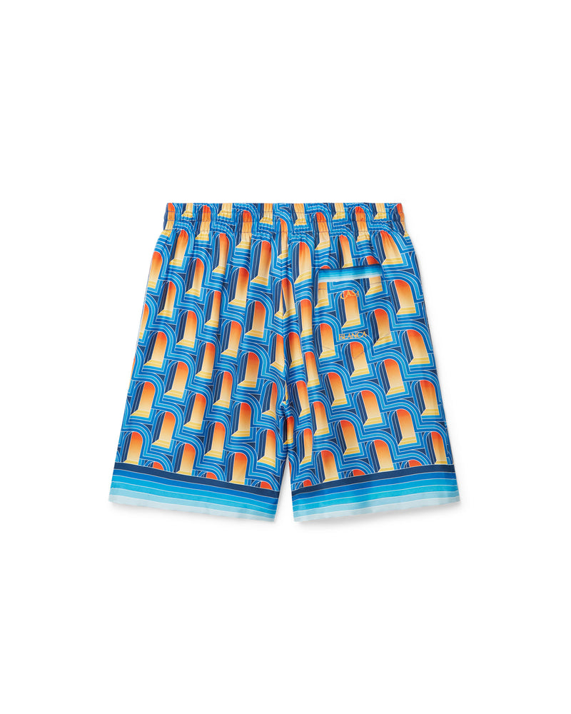 Louis Vuitton Men's Checkered Silk Monogram Boxer Shorts size