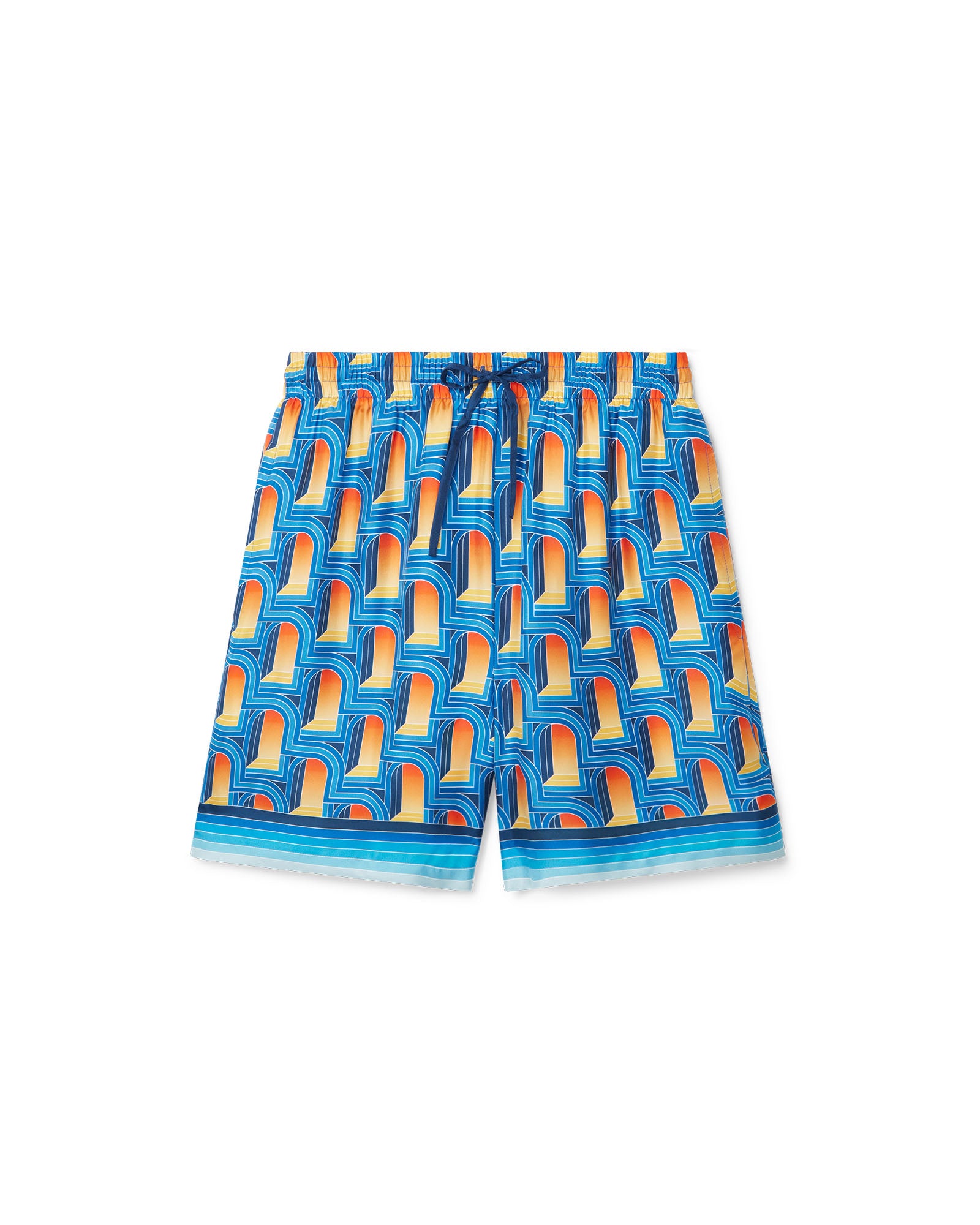 L' Arche De Nuit Silk Shorts