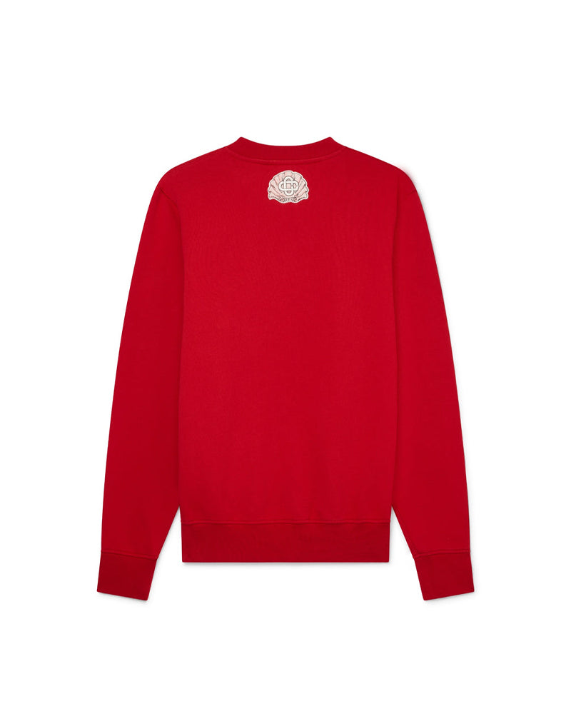 Red Emblem De Cygne Sweatshirt