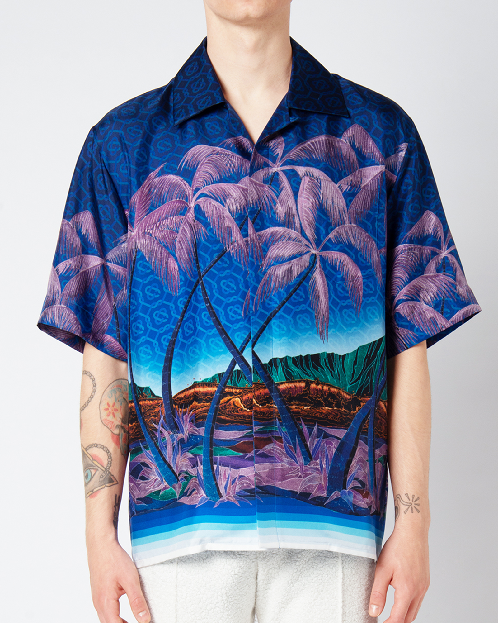 Nuit A Maui Silk Shirt