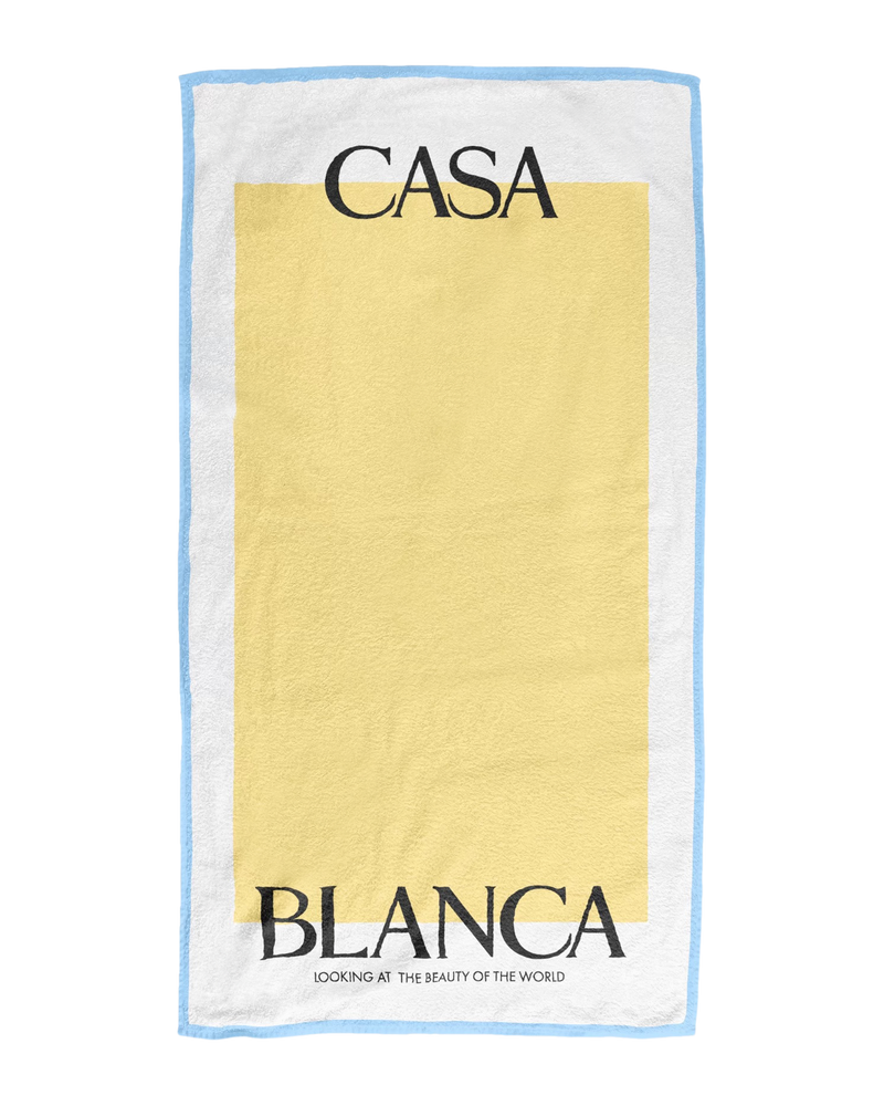 Casa Yellow Towel