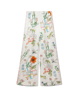 Ping Pong Fleurie Jour Silk Trousers