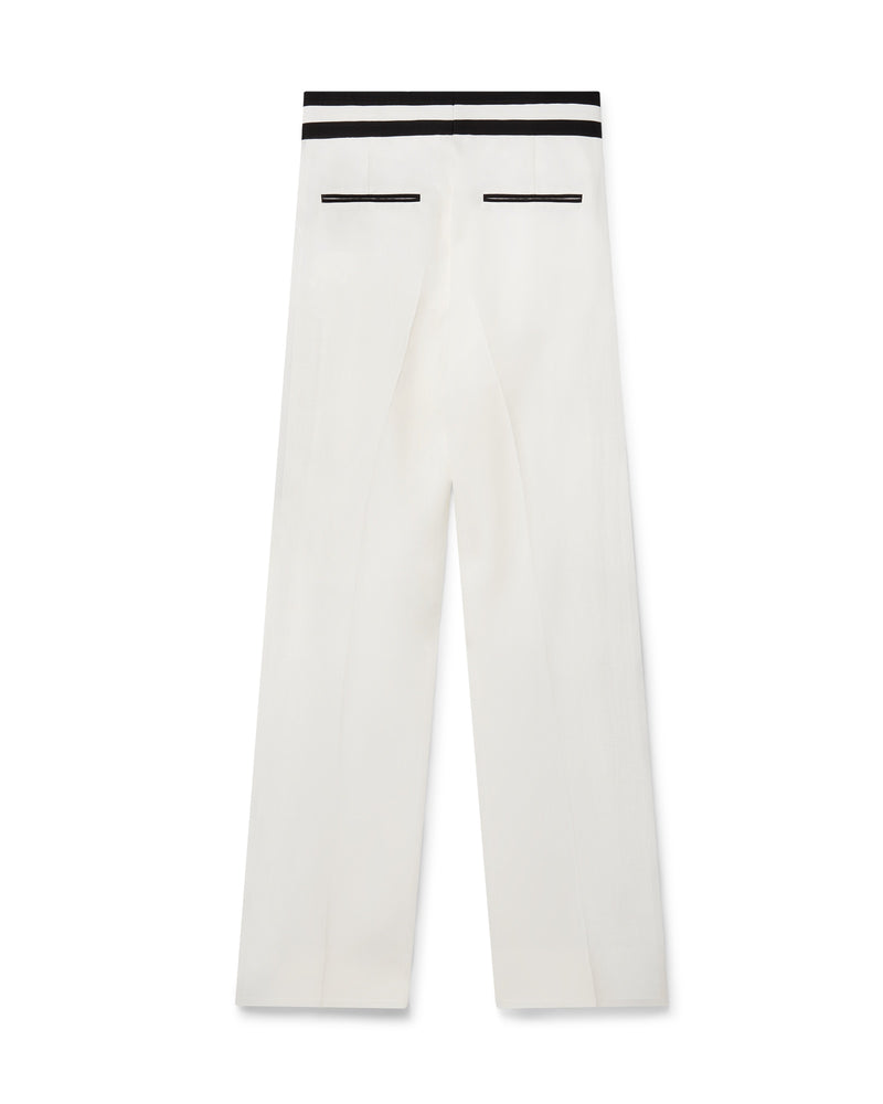 Off-White High Waisted Cummerbund Trousers