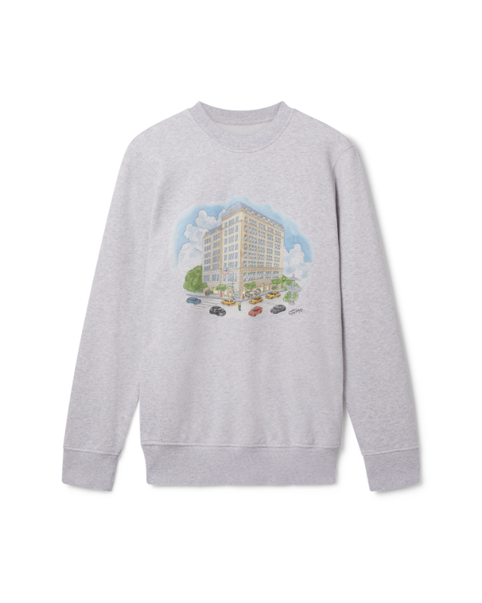 Grey Marl Fifth Avenue Sweatshirt