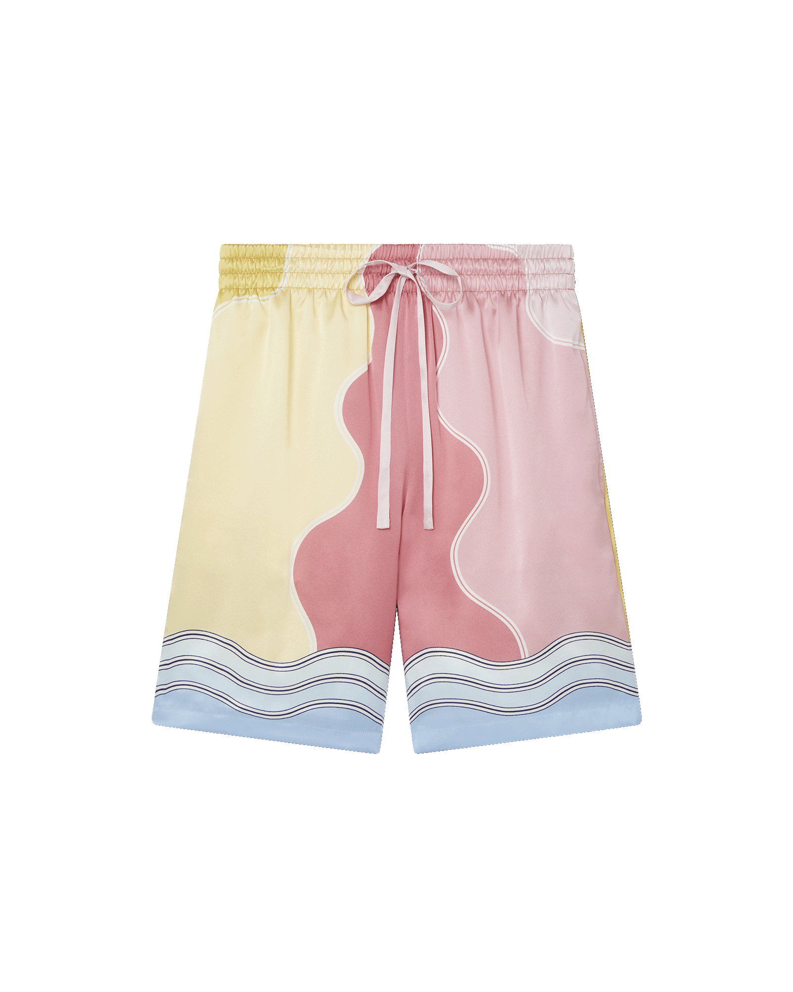 Soleil Levant Silk Shorts
